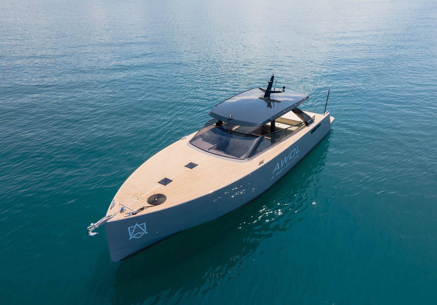 Colnago 38 view from stern — private Adriatic charter