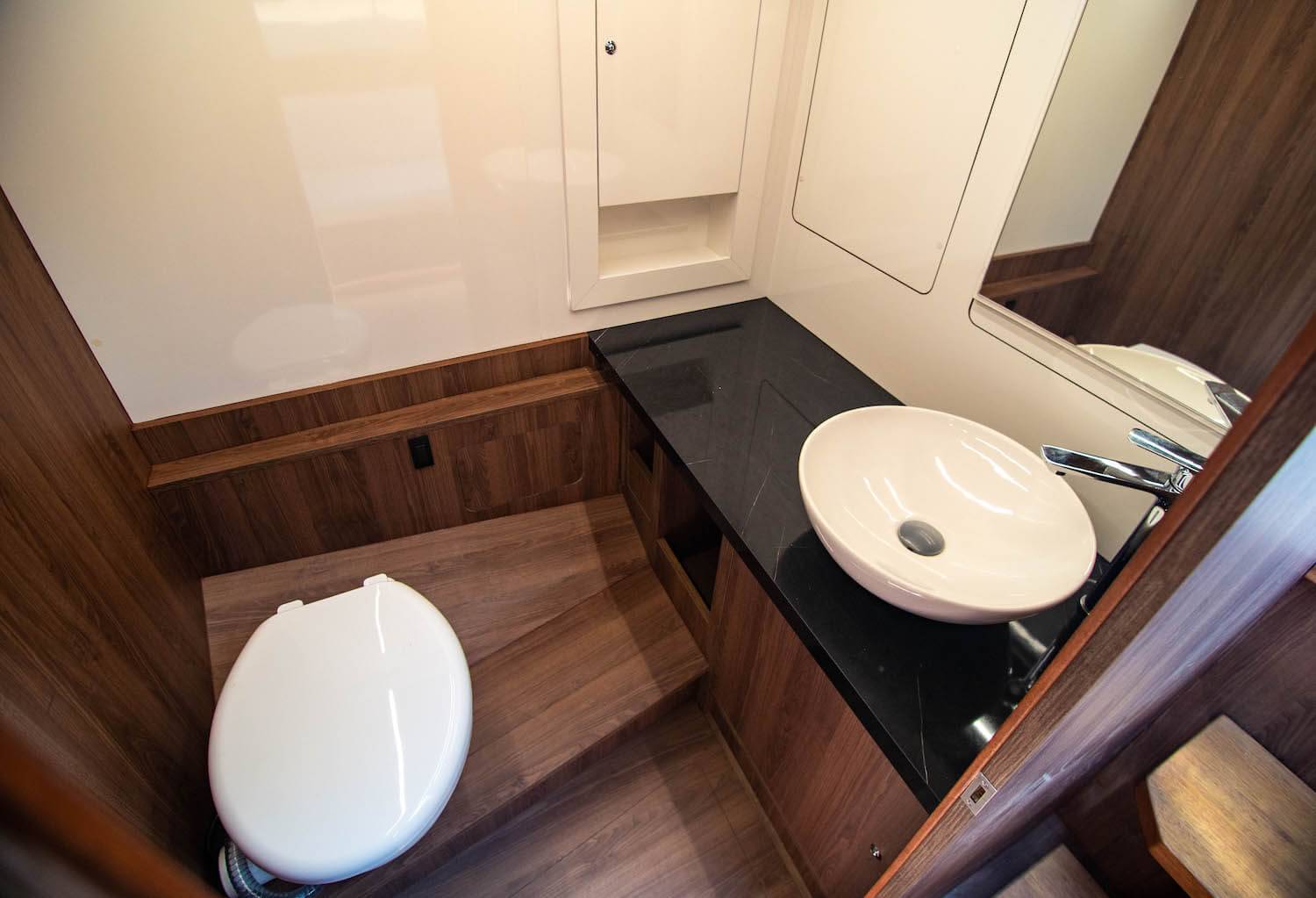 Colnago 38 cabin interior — private charter Hvar