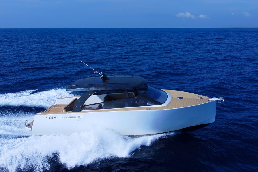 Colnago 38 luxury speedboat on the Adriatic Sea